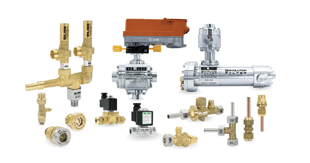 OLAB ECOSYSTEM components for refrigeration systems