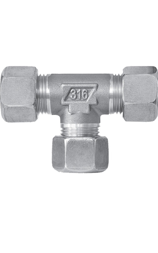 SERIES 5000 DIN 2353 COMPRESSION FITTINGS AISI 316 STAINLESS STEEL