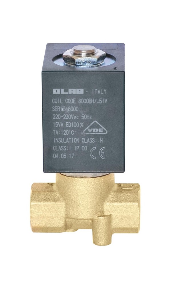 SERIES  8201 L - FOOD & BEVERAGE - N.C. 2/2 SOLENOID VALVES - Direct action