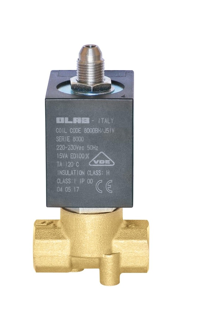 SERIE 8254 L - FOOD & BEVERAGE - N.C. 3/2 SOLENOID VALVES - Direct action